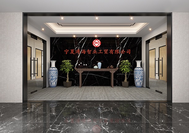 银川溥海置业办公室装修设计案例_银川办公室装修公司_nxjdhl