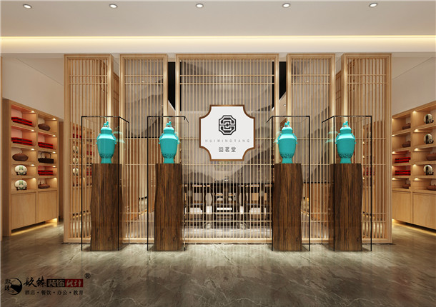 银川回茗堂茶馆设计案例_nxjdhl|银川餐厅装修设计公司_PY