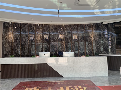 银川津都华丽工装承接昌禾装饰办公楼装修完工实景拍摄