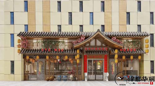 银川兴庆湘菜馆装修设计方案鉴赏|银川餐厅设计装修公司推荐