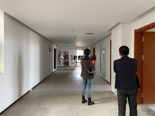 银川装修公司|银川柏轩酒店装修设计项目量尺现场