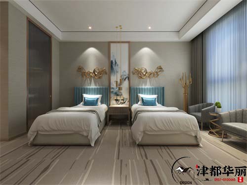 银川豪斯酒店设计装修方案鉴赏|银川酒店设计装修公司推荐