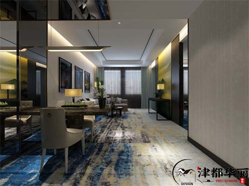 银川酒店装修设计项目|津都华丽设计