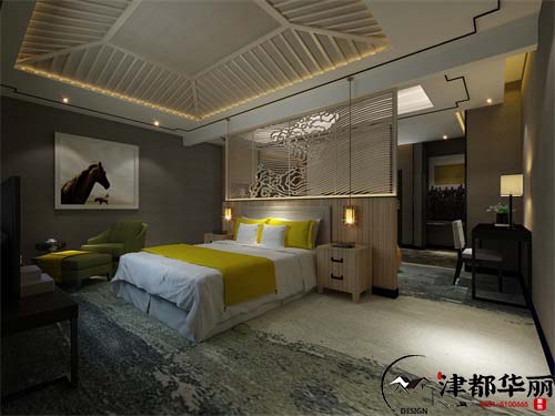 银川酒店装修设计项目|津都华丽设计