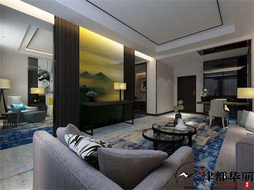 银川酒店装修设计项目|津都华丽设计