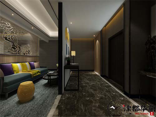 银川酒店装修设计项目|津都华丽设计