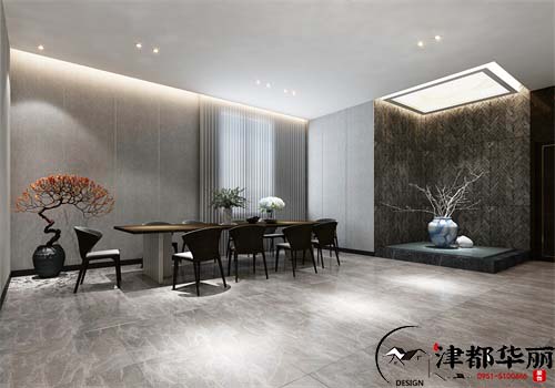 银川交通物流办公室设计方案鉴赏|银川律所办公室设计装修公司推荐