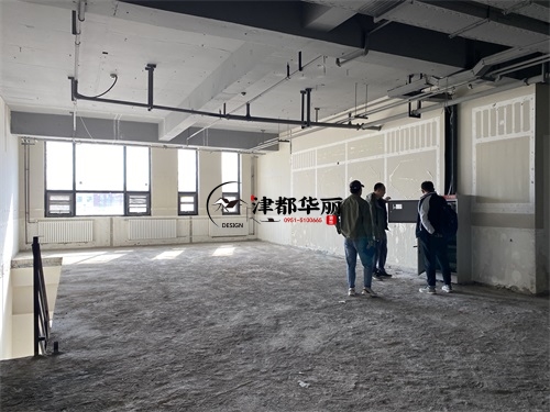 银川装修公司|银川蜀大侠火锅店装修设计项目现场量尺