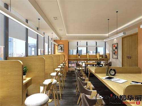 银川拾光自习室设计方案鉴赏|银川自习室设计装修公司推荐