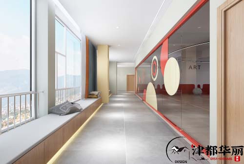 银川养老中心装修设计方案鉴赏|时尚空间、知识海洋，静享夕阳美好