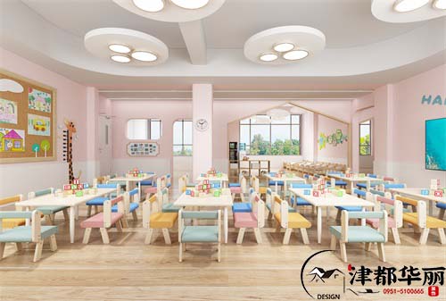 银川启蒙幼儿园设计方案鉴赏|银川幼儿园设计装修公司推荐