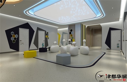 银川艾克瑞乐高教育中心设计装修方案鉴赏|银川教育中心设计装修公司推荐