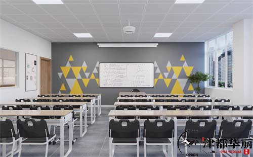 银川英语培训学校设计方案鉴赏|银川培训学校设计装修公司推荐 