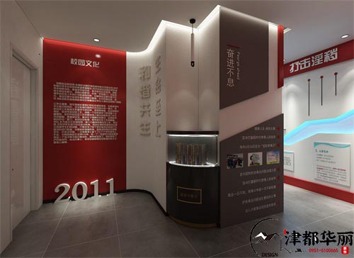 银川小学校园文化展厅设计方案鉴赏|简洁生动，学以致用