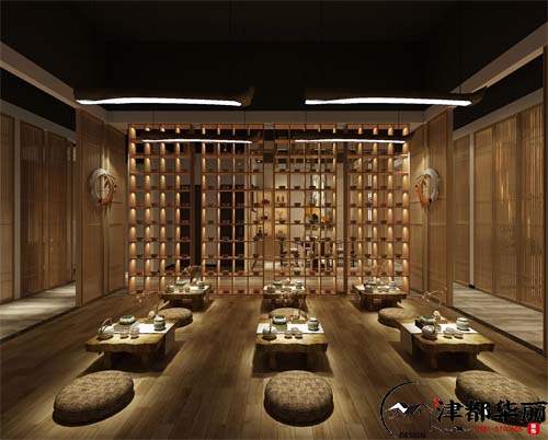 银川自在淋茶楼设计装修方案鉴赏|银川茶楼设计装修公司推荐