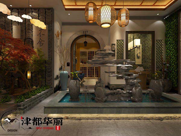 银川奢澜休闲会所装修设计,低调的奢华,恢宏的气势