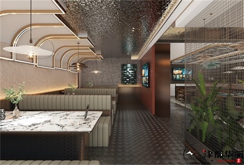 银川青辰烧烤店设计装修方案鉴赏|银川烧烤店设计装修公司推荐