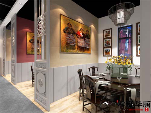 银川札萨阁餐厅设计方案鉴赏|银川餐厅设计装修公司推荐