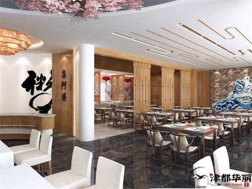 银川喜阿婆粥饼店设计方案鉴赏|银川粥饼店设计装修公司推荐