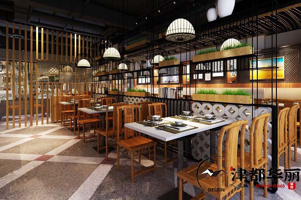 银川团圆饺子馆设计方案鉴赏|银川饺子馆设计装修公司推荐