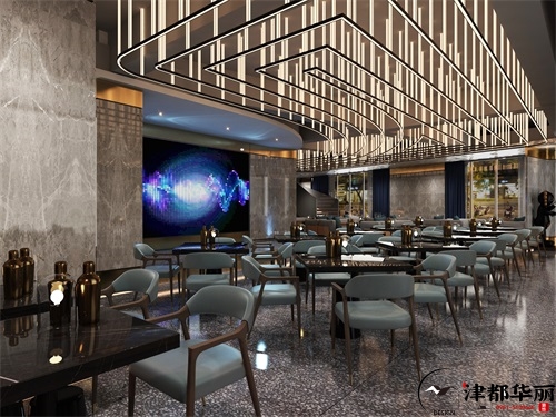 银川萃华楼餐厅设计方案鉴赏|银川餐厅设计装修公司推荐