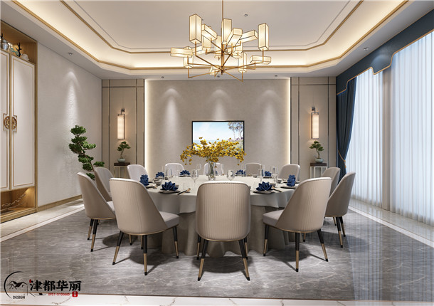 银川银川阳光酒店餐厅设计方案鉴赏|银川设计装修公司推荐