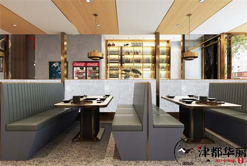 银川名滋烤肉装修设计方案|银川烤肉店设计装修公司推荐