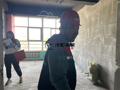 银川装修公司|银川森兰培训中心装修设计项目施工工地