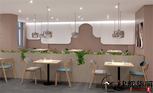 银川津都华丽装饰|银川新华街面食餐厅设计装修实景|银川装修公司推荐