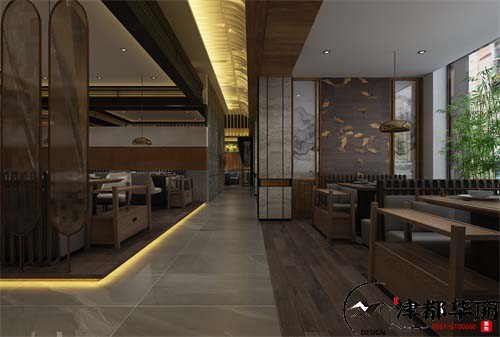 银川津都华丽装饰|银川青山宴宾楼火锅-清幽雅静、缥缈神秘的意境之作