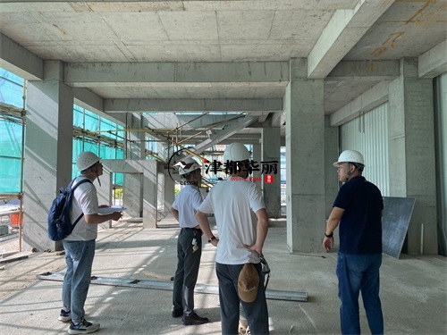 银川装修公司|银川云都办公楼装修设计勘察现场