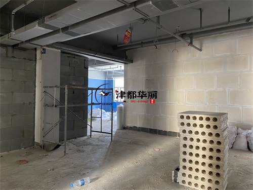 银川装修公司|银川美物茶馆装修施工项目工地交底