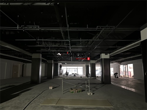 银川装修公司|银川奥蒲商业大厅装修施工进度