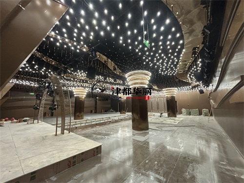 银川装修公司|银川姿乐宴会中心中期施工进度