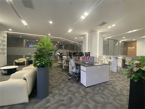 银川办公楼装修设计项目|津都华丽设计