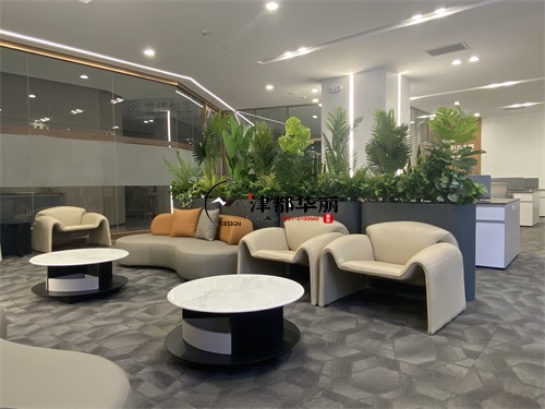 银川办公楼装修设计项目|津都华丽设计