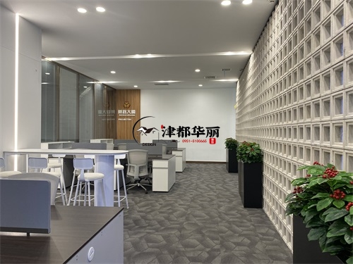 银川办公楼装修设计项目|津都华丽设计