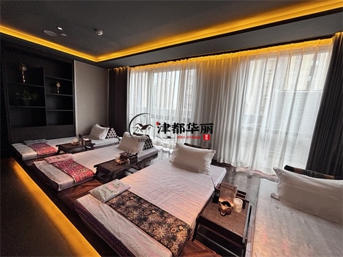 银川养生会所装修设计项目|津都华丽设计