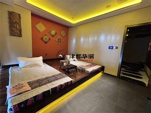 银川养生会所装修设计项目|津都华丽设计