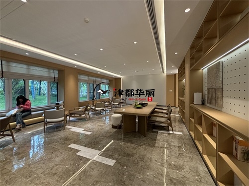 银川售楼部展厅装修设计项目|津都华丽设计