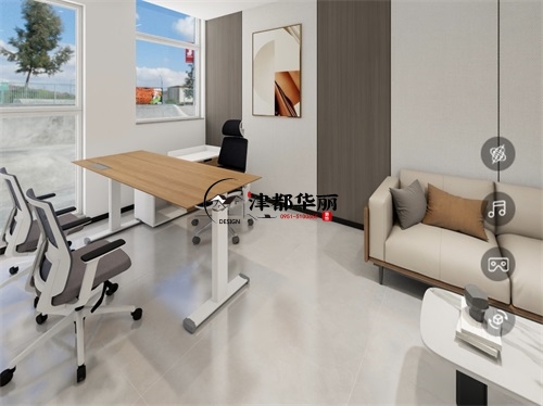 银川办公室装修设计项目|津都华丽设计