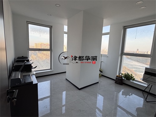 银川办公室装修设计项目|津都华丽设计