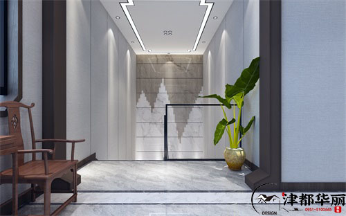 银川办公楼装修设计项目|津都华丽设计