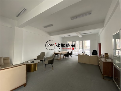 银川设计装修公司推荐|银川龙樾办公室设计现场量尺