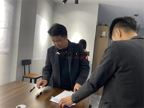 银川装修公司推荐|银川养生会所设计装修项目现场签约