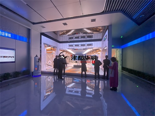 银川装修公司推荐|银川科技展厅空间优化设计装修现场勘察