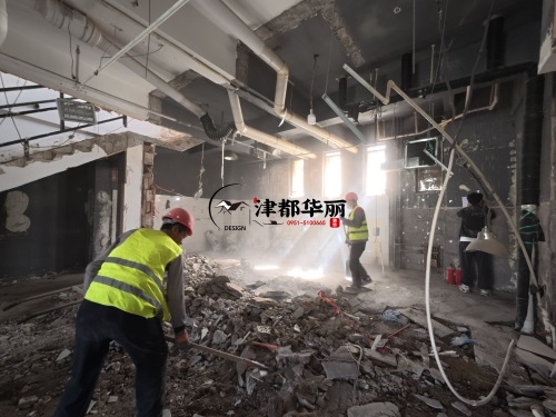 银川办公楼装修设计项目|津都华丽设计