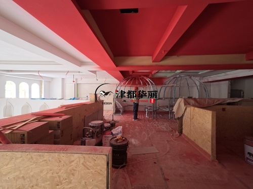 银川餐厅装修设计项目|津都华丽设计