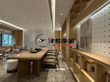 银川装修公司|银川望远民生售楼部展厅装修设计实景