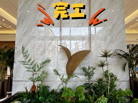 银川装修公司推荐|银川大河雲初售楼部装修软装布场